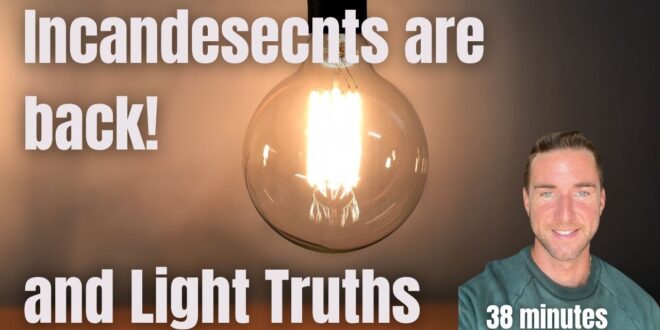 Incandescents are back and light rabbit holes