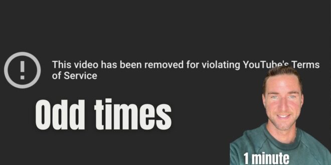 Youtube being odd....