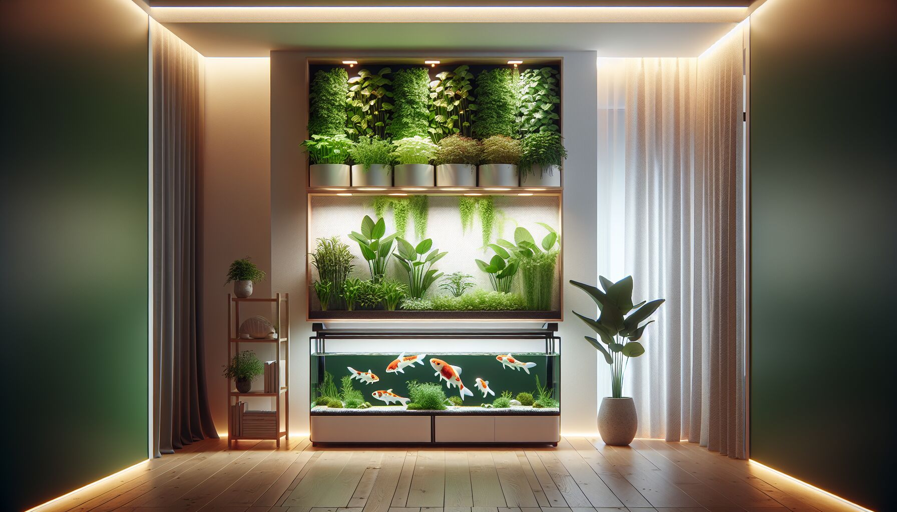 Aquaponics Systems for Urban Homes: Fish and Veggies Together