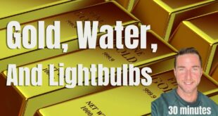 Gold, water, and lightbulbs