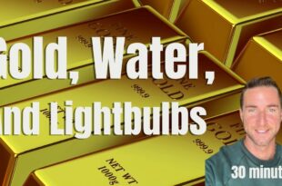 Gold, water, and lightbulbs